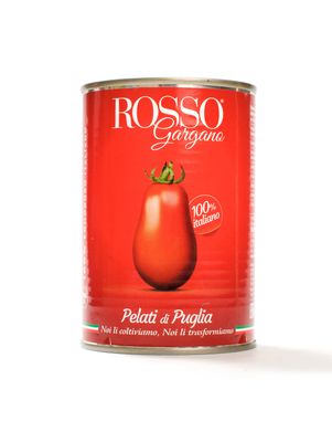 Томаты Rosso Gargano Pelati очищенные целые в собственном соку, 400 г